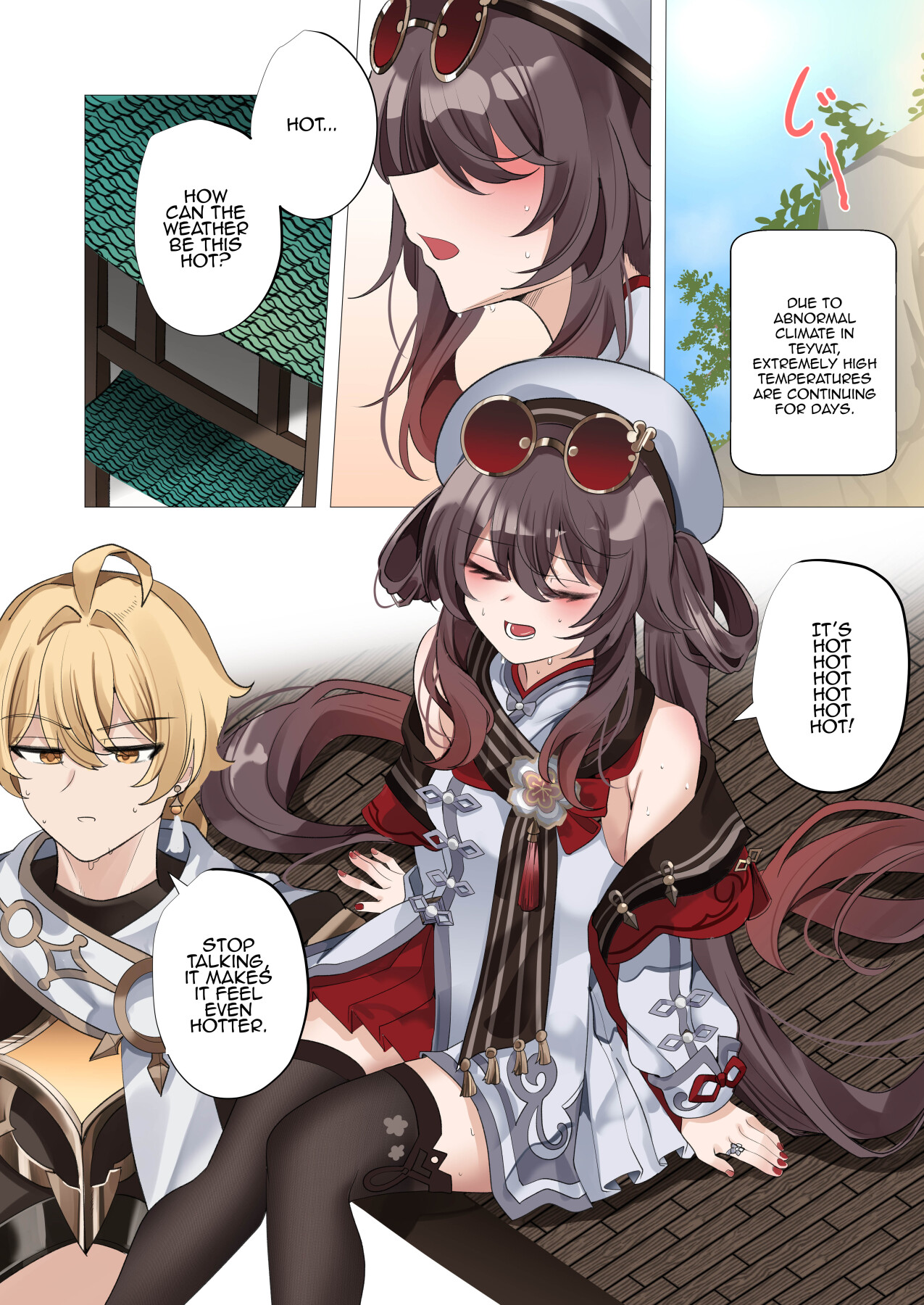 Hentai Manga Comic-It's Because of the Heat.-Read-2